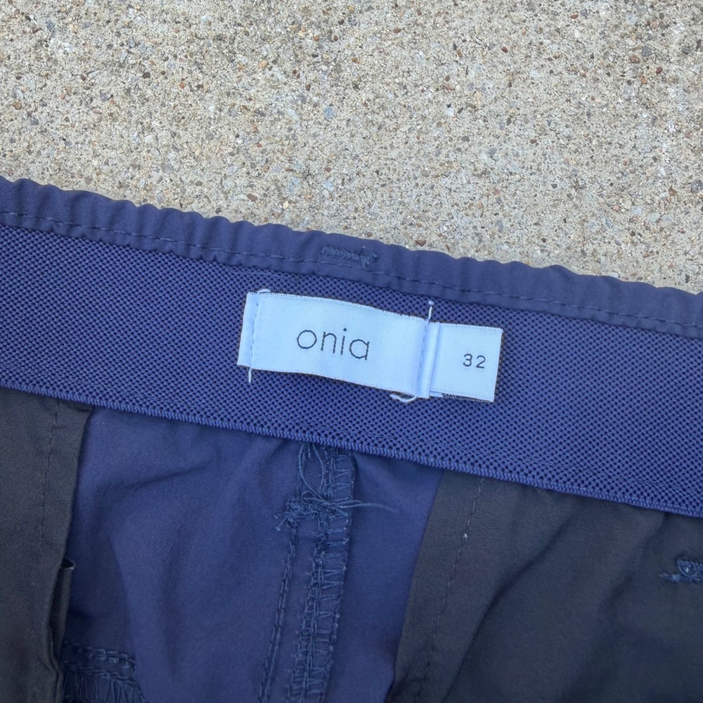 Onia Hybrid Shorts Mens 32 Navy Blue Stretch Tech Casual Lightweight Summer - Picture 4 of 9